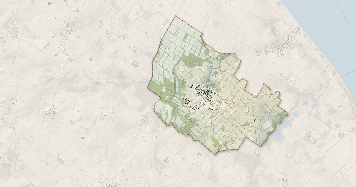 Portrait cartographique de Couquèques : relief, eau, forêts, bâti et voies, calculés à partir des données de l'IGN