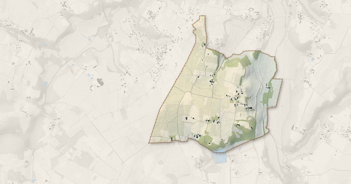 Portrait cartographique de Courpiac : relief, eau, forêts, bâti et voies, calculés à partir des données de l'IGN