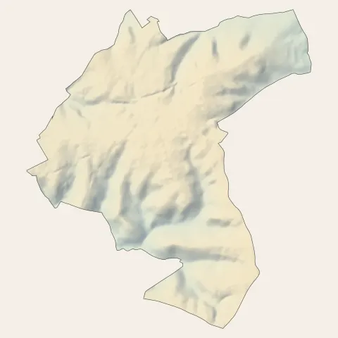 Créon : relief