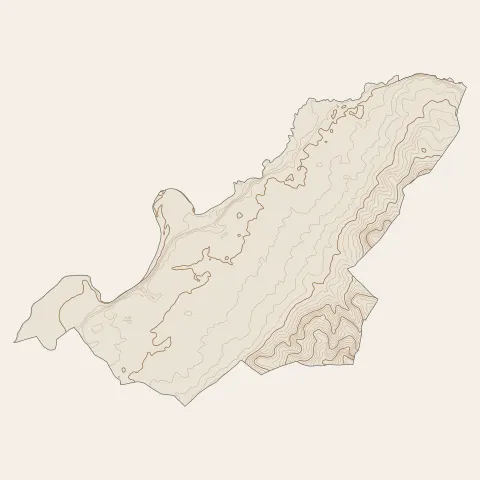 Les Églisottes-et-Chalaures : courbes de niveau