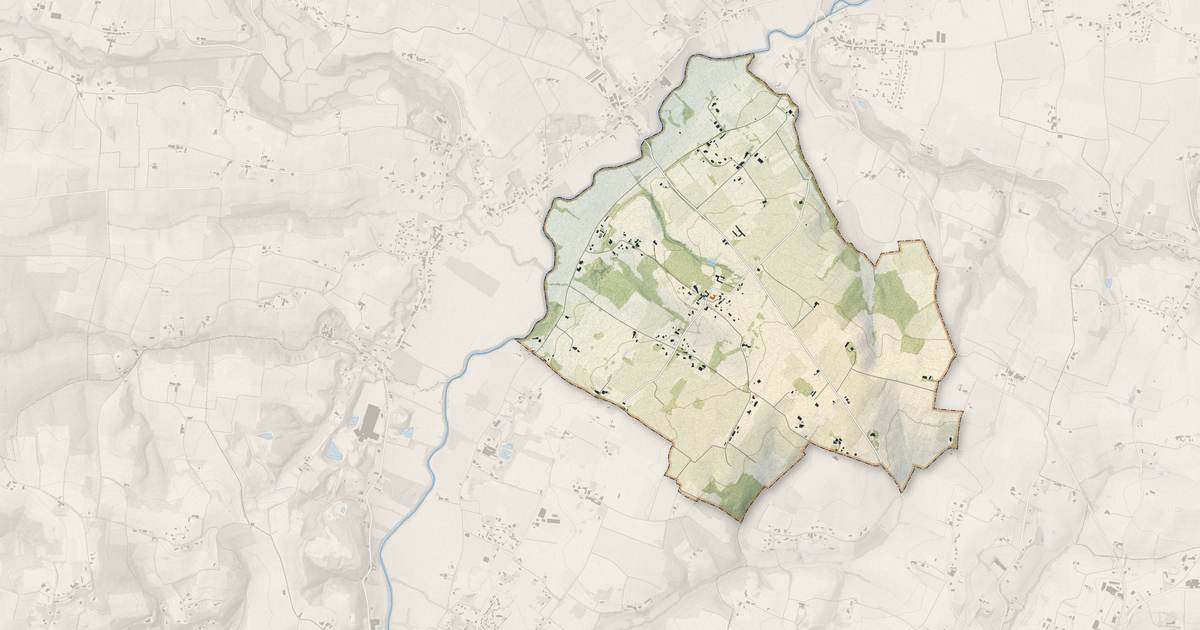 Portrait cartographique de Les Esseintes : relief, eau, forêts, bâti et voies, calculés à partir des données de l'IGN
