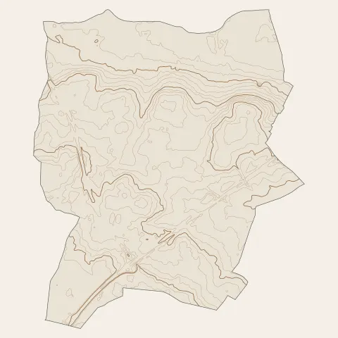 Eysines : courbes de niveau