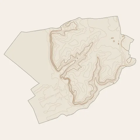 Floirac : courbes de niveau