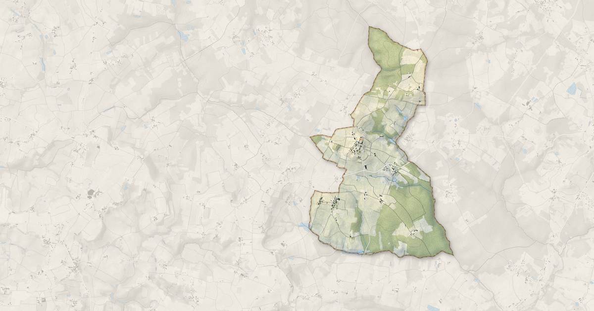 Portrait cartographique de Francs : relief, eau, forêts, bâti et voies, calculés à partir des données de l'IGN