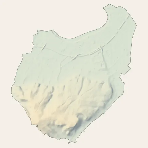 Génissac : relief