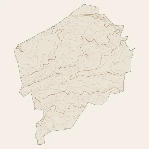 Gradignan : courbes de niveau
