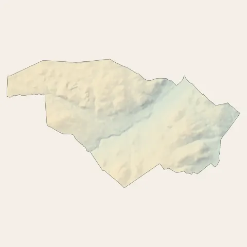 La Brède : relief