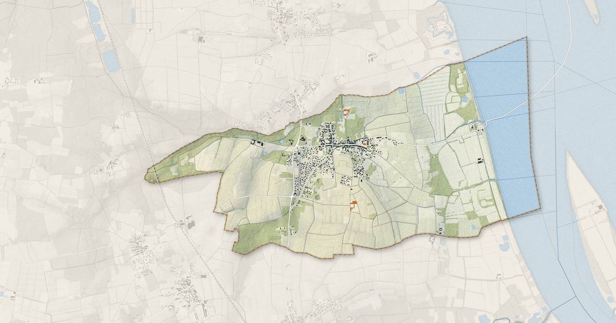 Portrait cartographique de Lamarque : relief, eau, forêts, bâti et voies, calculés à partir des données de l'IGN