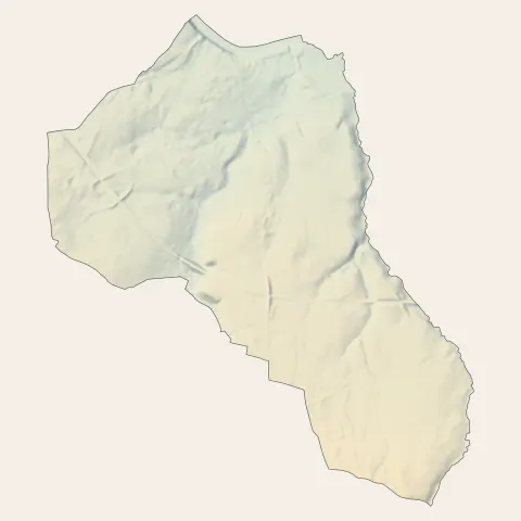 Langon : relief