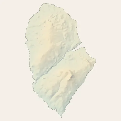 Laruscade : relief