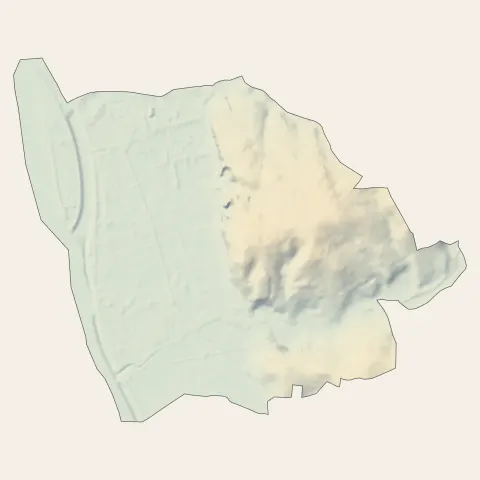 Latresne : relief