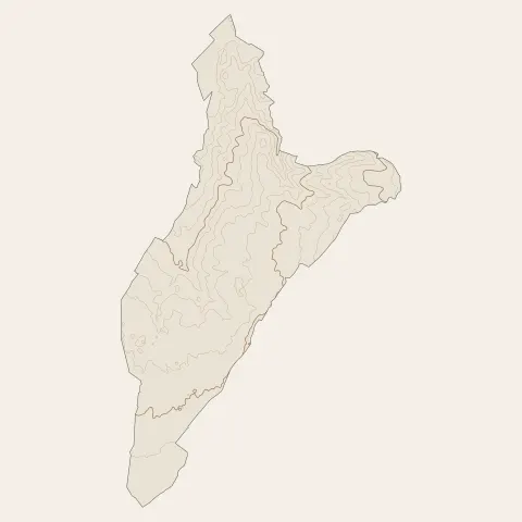 Lesparre-Médoc : courbes de niveau