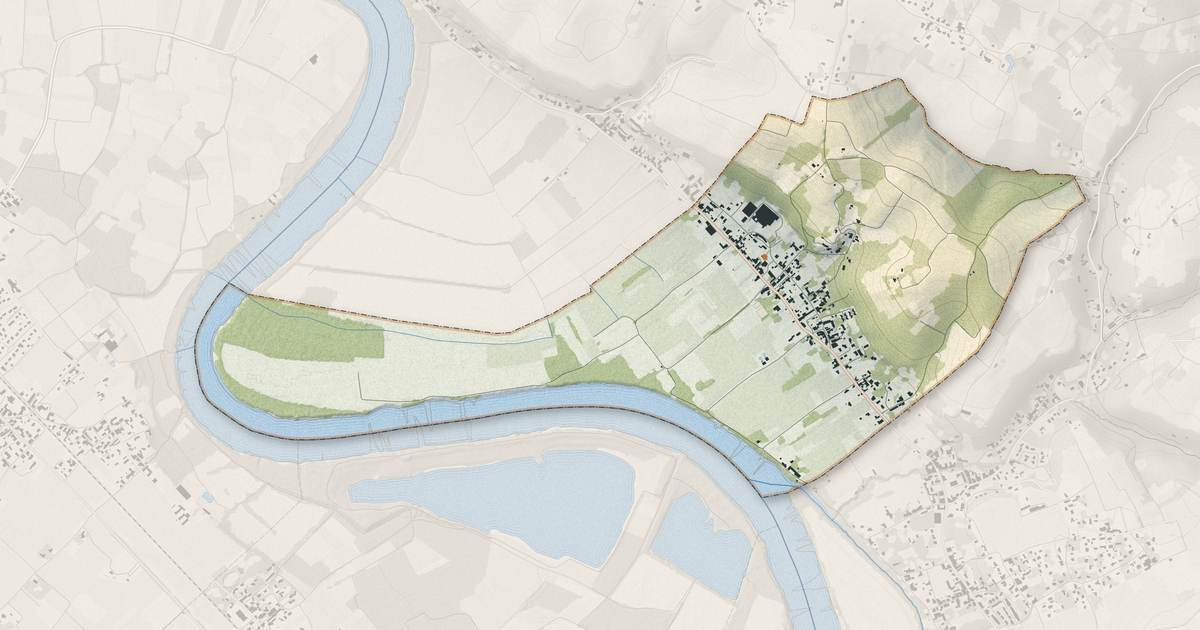 Portrait cartographique de Lestiac-sur-Garonne : relief, eau, forêts, bâti et voies, calculés à partir des données de l'IGN