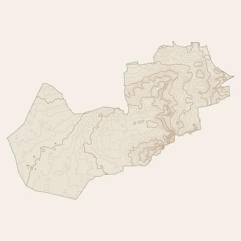 Listrac-Médoc : courbes de niveau