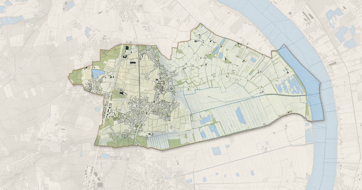 Portrait cartographique de Ludon-Médoc : relief, eau, forêts, bâti et voies, calculés à partir des données de l'IGN