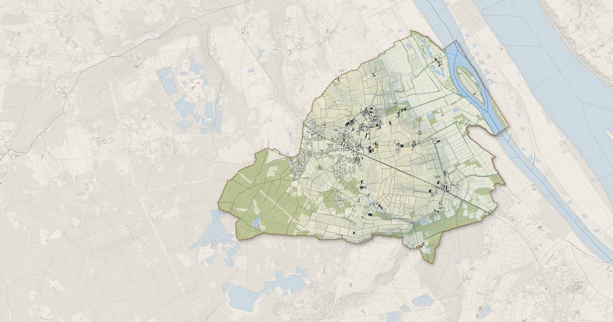 Portrait cartographique de Margaux-Cantenac : relief, eau, forêts, bâti et voies, calculés à partir des données de l'IGN
