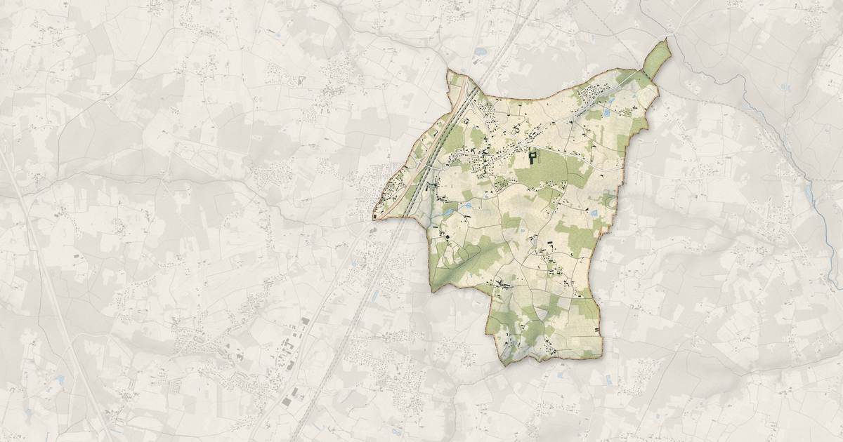 Portrait cartographique de Marsas : relief, eau, forêts, bâti et voies, calculés à partir des données de l'IGN