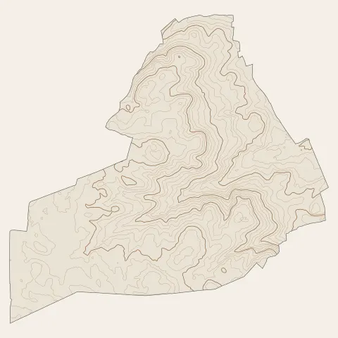 Martillac : courbes de niveau