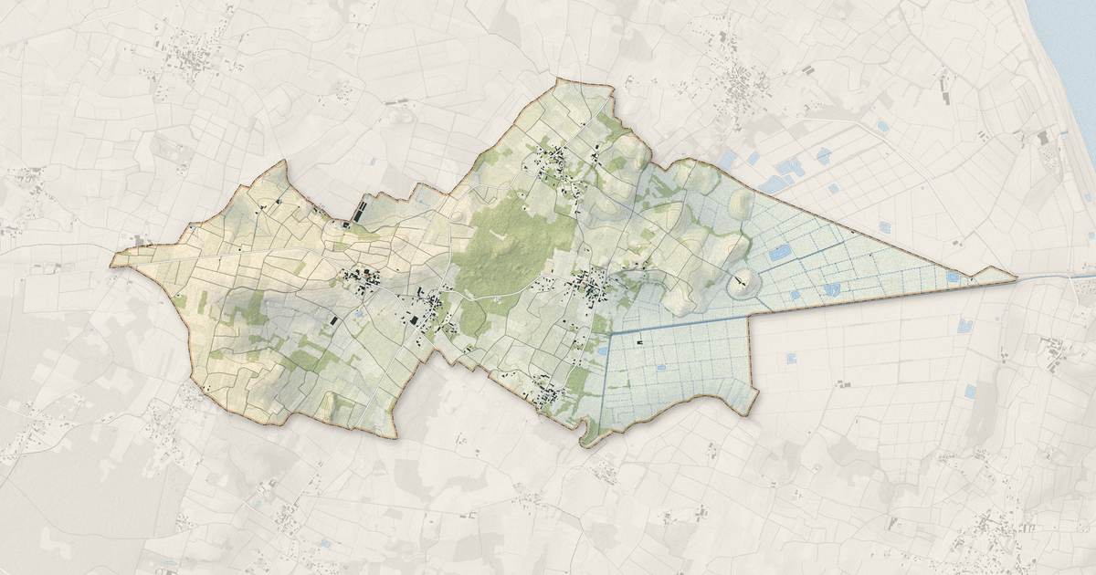 Portrait cartographique de Ordonnac : relief, eau, forêts, bâti et voies, calculés à partir des données de l'IGN