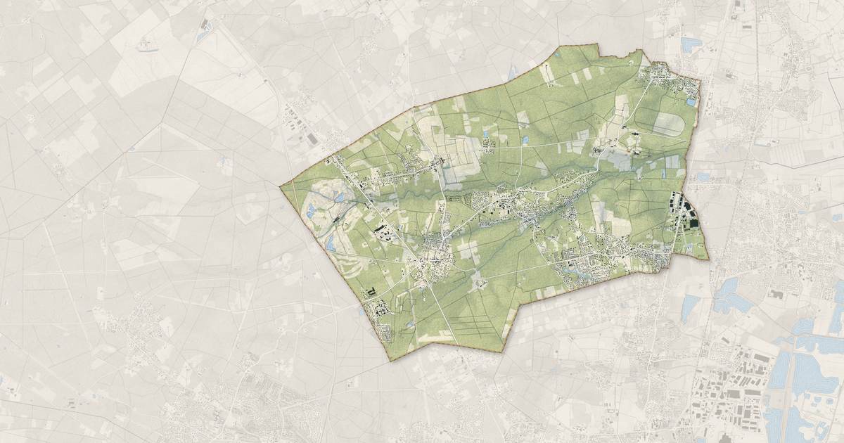 Portrait cartographique de Le Pian-Médoc : relief, eau, forêts, bâti et voies, calculés à partir des données de l'IGN