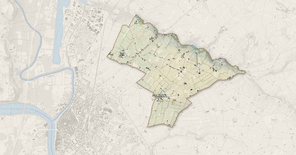 Portrait cartographique de Pomerol : relief, eau, forêts, bâti et voies, calculés à partir des données de l'IGN