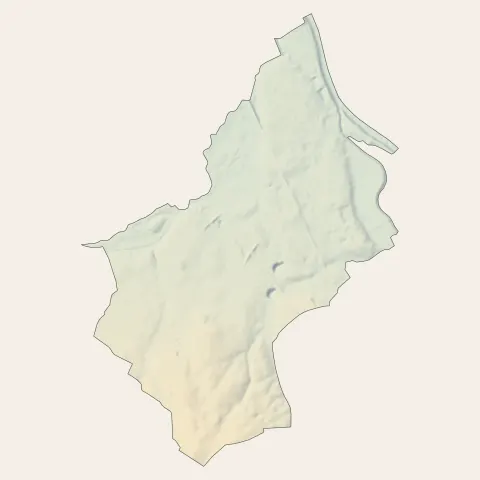 Preignac : relief