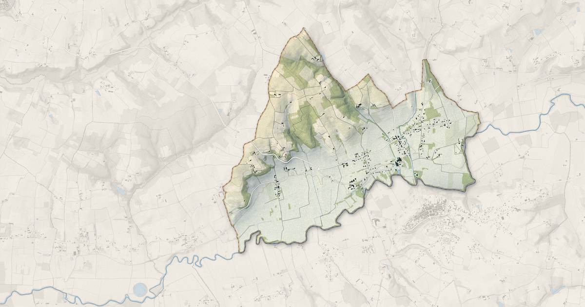 Portrait cartographique de Le Puy : relief, eau, forêts, bâti et voies, calculés à partir des données de l'IGN