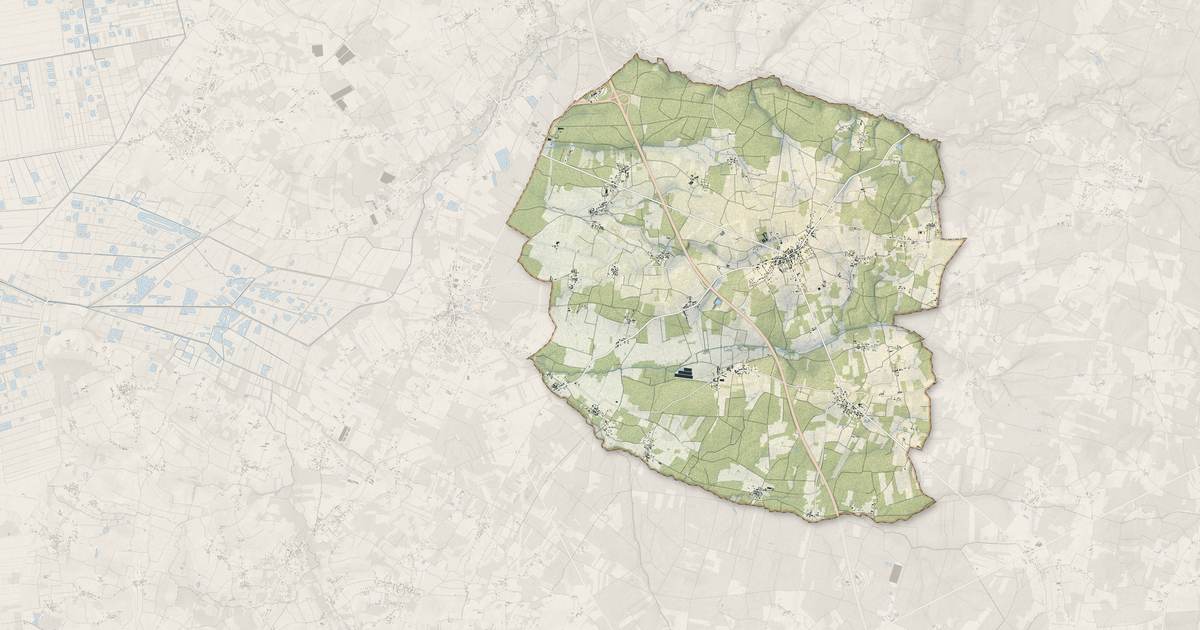 Portrait cartographique de Reignac : relief, eau, forêts, bâti et voies, calculés à partir des données de l'IGN