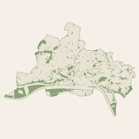 La Réole : bois, forêts et landes