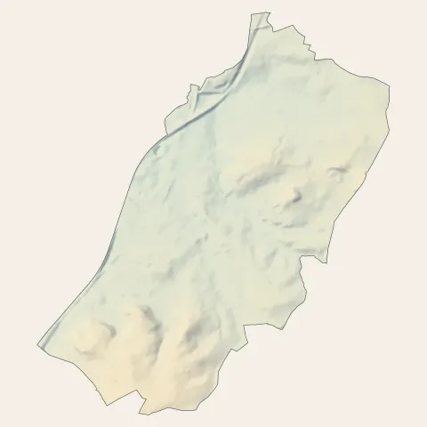 Sainte-Eulalie : relief