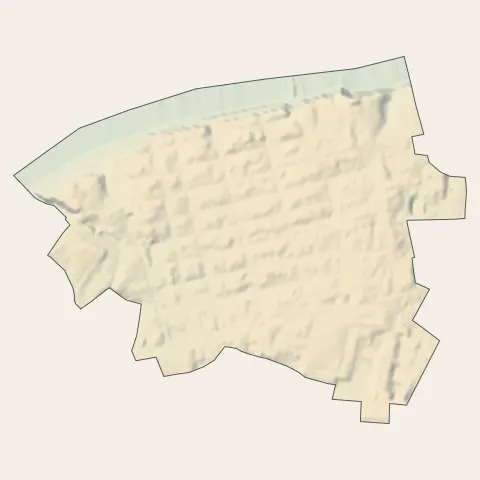 Sainte-Foy-la-Grande : relief