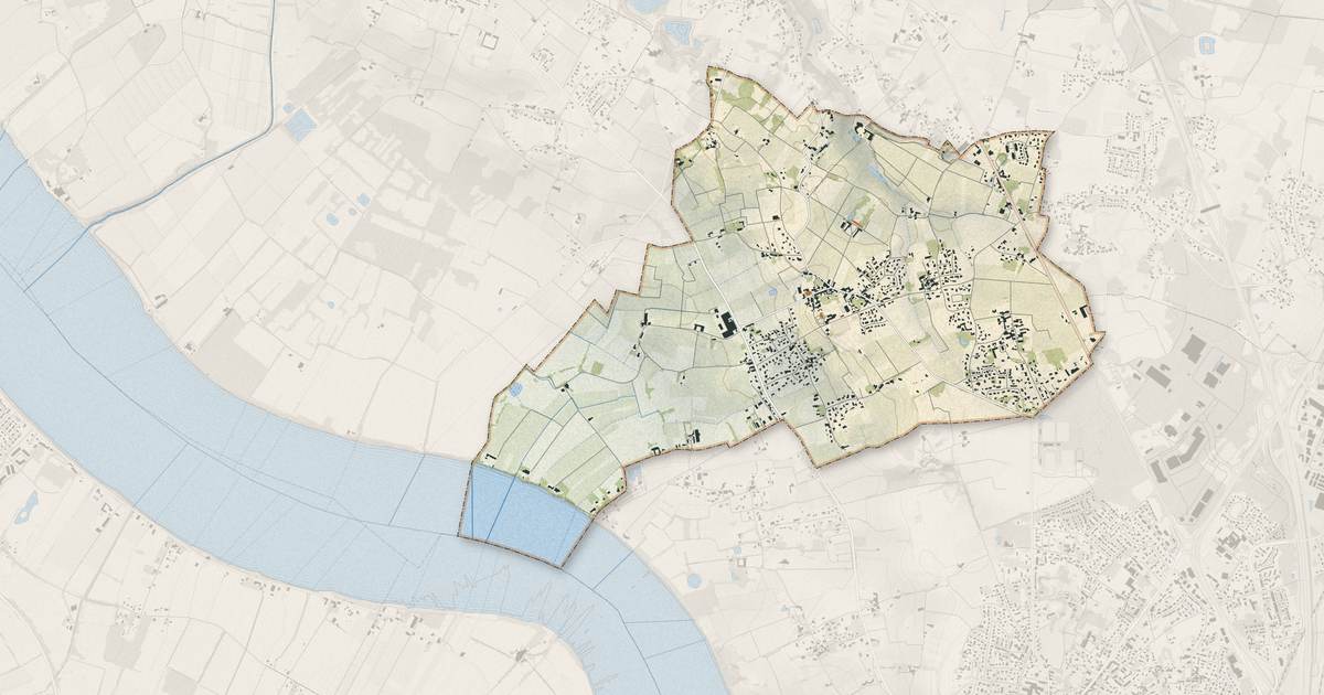 Portrait cartographique de Saint-Gervais : relief, eau, forêts, bâti et voies, calculés à partir des données de l'IGN