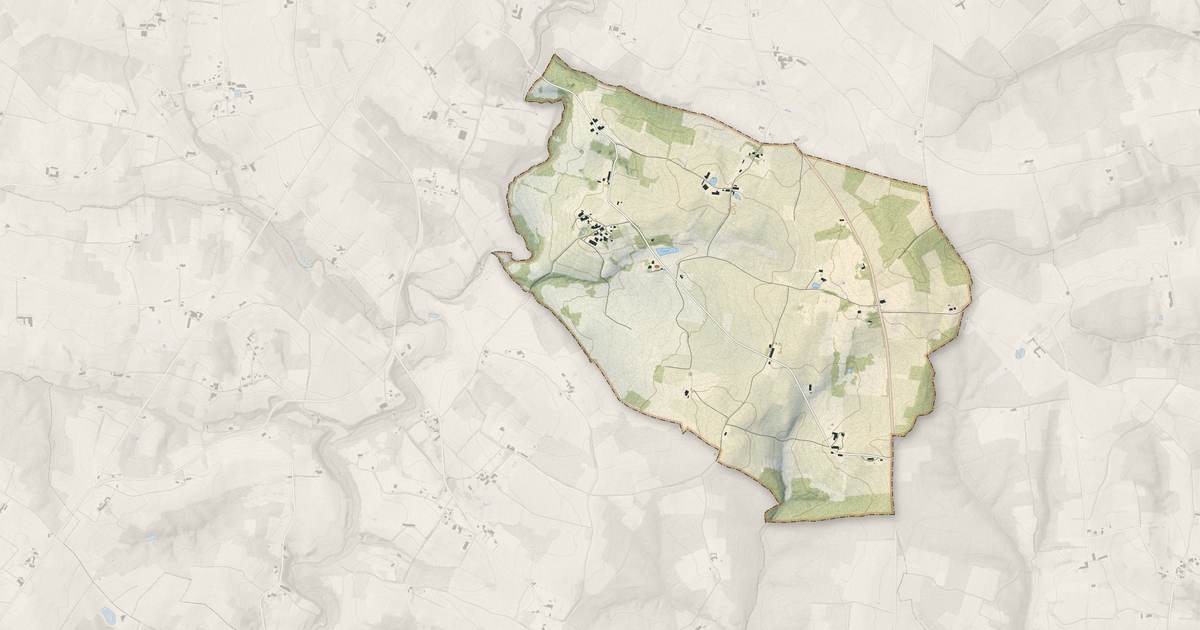 Portrait cartographique de Saint-Hilaire-du-Bois : relief, eau, forêts, bâti et voies, calculés à partir des données de l'IGN