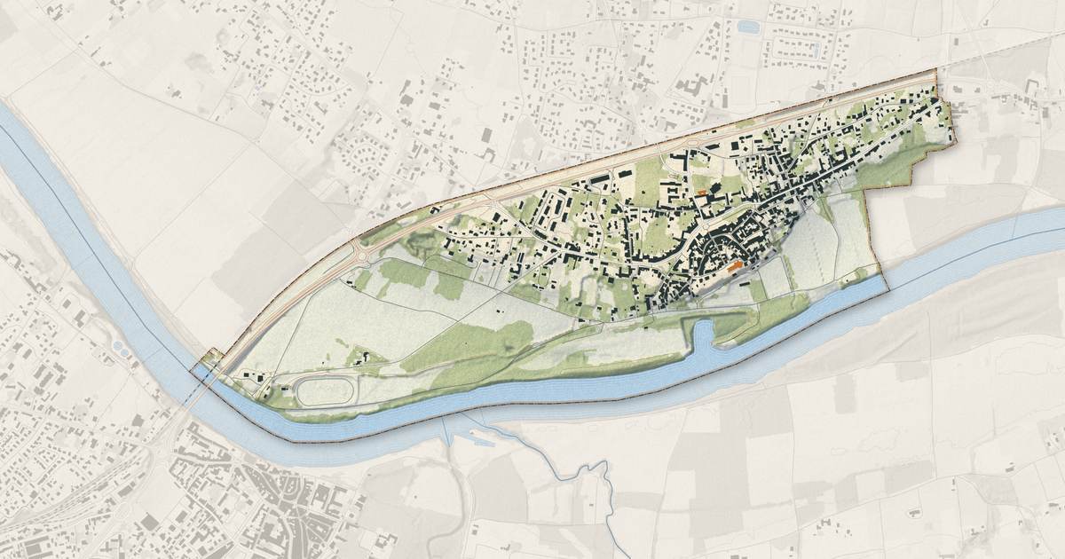 Portrait cartographique de Saint-Macaire : relief, eau, forêts, bâti et voies, calculés à partir des données de l'IGN