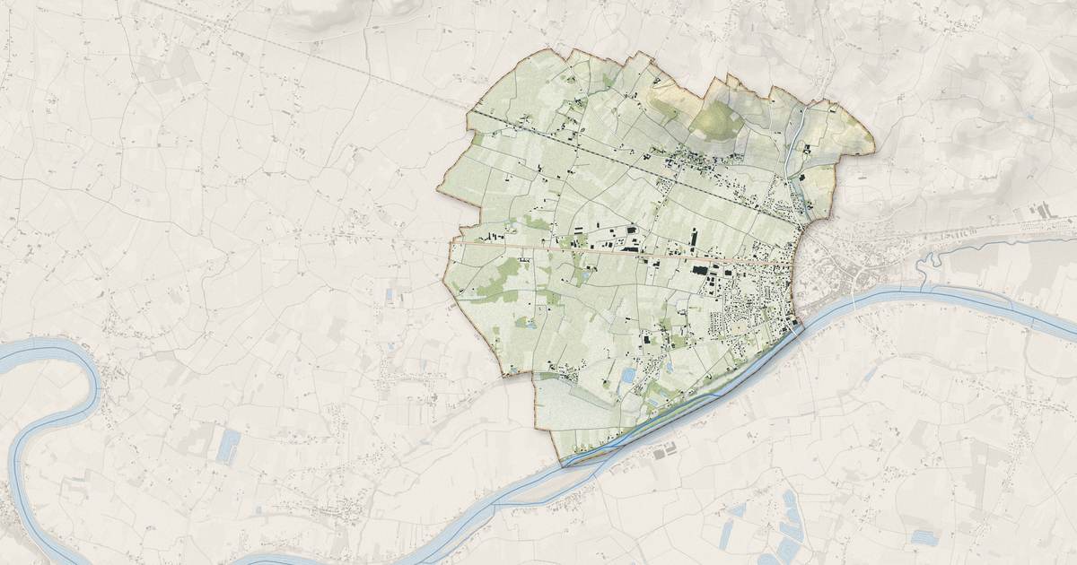 Portrait cartographique de Saint-Magne-de-Castillon : relief, eau, forêts, bâti et voies, calculés à partir des données de l'IGN
