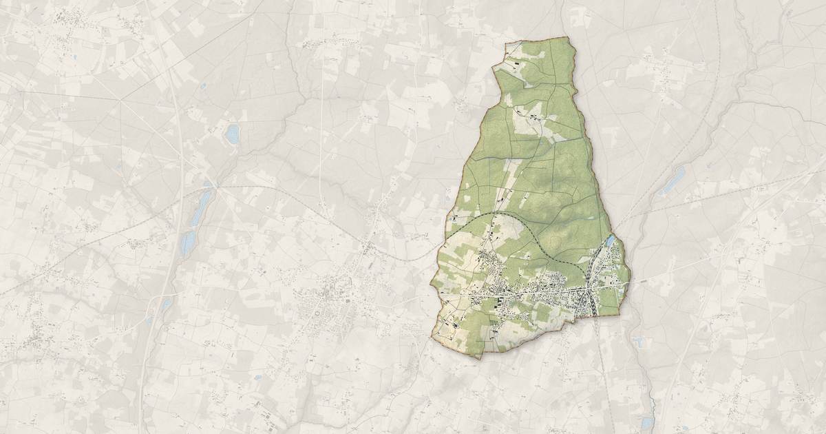 Portrait cartographique de Saint-Yzan-de-Soudiac : relief, eau, forêts, bâti et voies, calculés à partir des données de l'IGN