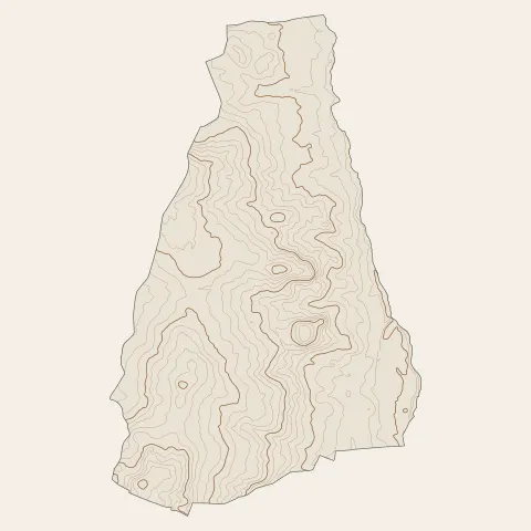 Saint-Yzan-de-Soudiac : courbes de niveau