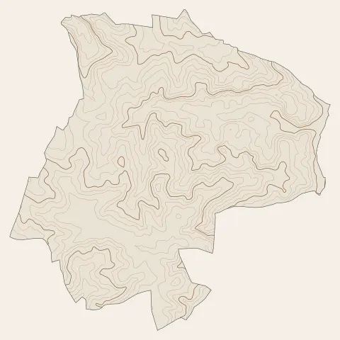 Sallebœuf : courbes de niveau