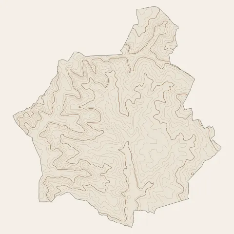 Targon : courbes de niveau