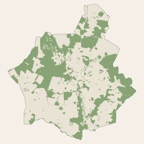 Targon : bois, forêts et landes