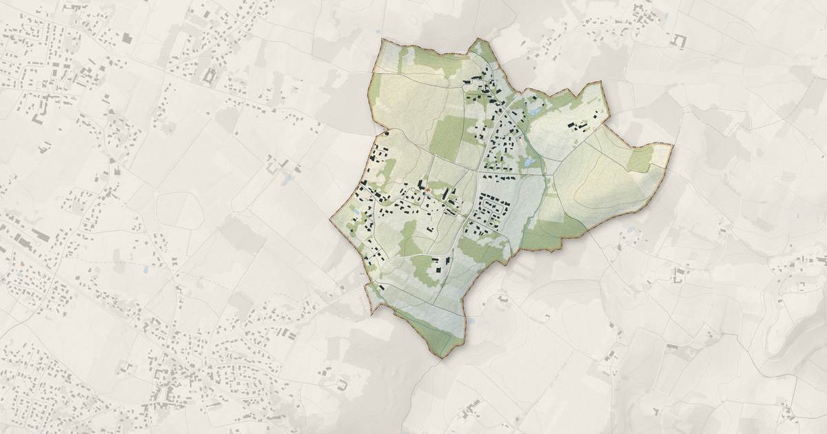 Portrait cartographique de Tarnès : relief, eau, forêts, bâti et voies, calculés à partir des données de l'IGN