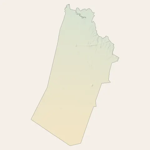 Le Teich : relief