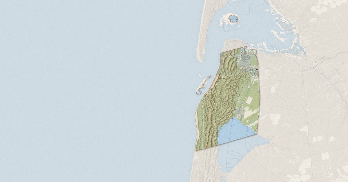 Portrait cartographique de La Teste-de-Buch : relief, eau, forêts, bâti et voies, calculés à partir des données de l'IGN