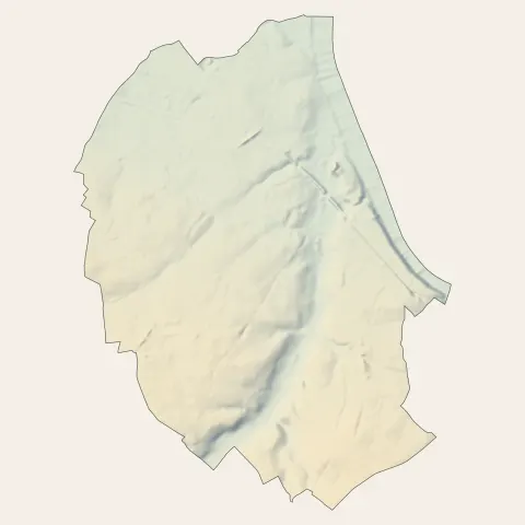 Vayres : relief