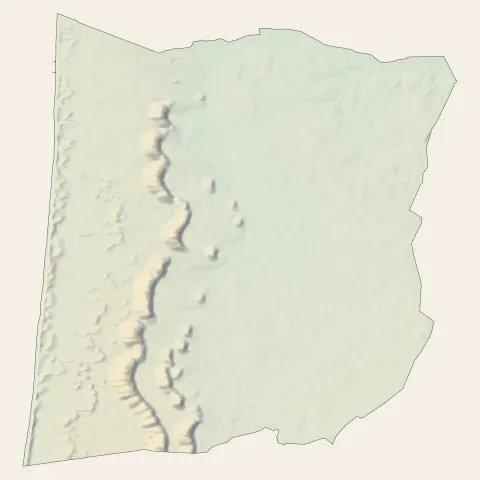 Vendays-Montalivet : relief