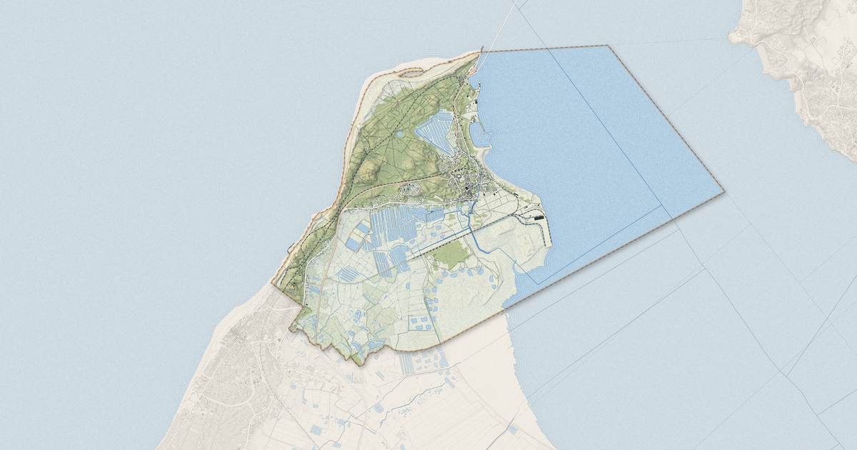 Portrait cartographique de Le Verdon-sur-Mer : relief, eau, forêts, bâti et voies, calculés à partir des données de l'IGN