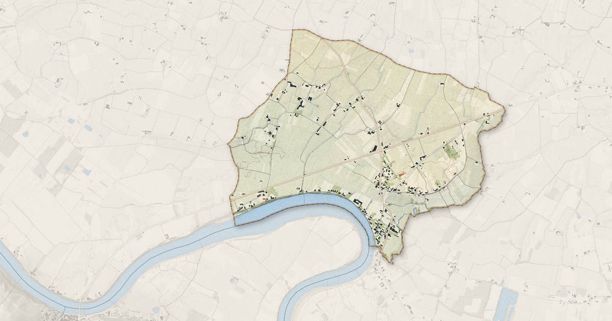 Portrait cartographique de Vignonet : relief, eau, forêts, bâti et voies, calculés à partir des données de l'IGN