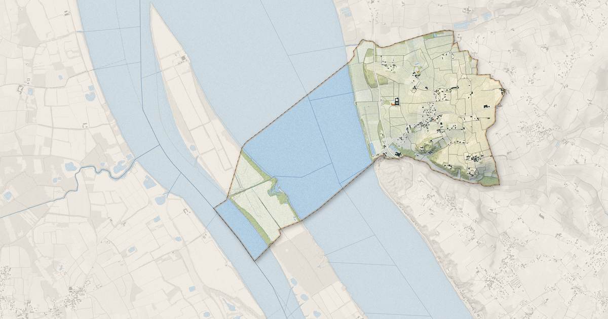 Portrait cartographique de Villeneuve : relief, eau, forêts, bâti et voies, calculés à partir des données de l'IGN