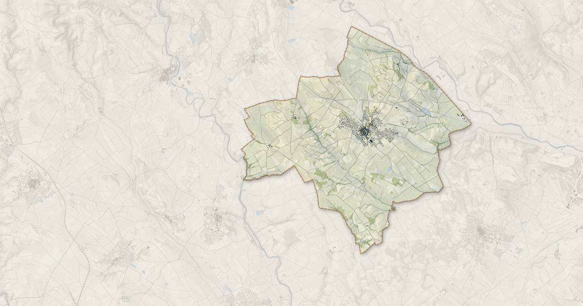 Portrait cartographique de Alignan-du-Vent : relief, eau, forêts, bâti et voies, calculés à partir des données de l'IGN