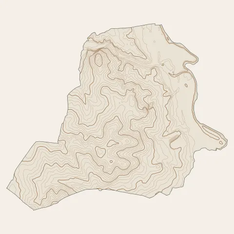 Boisseron : courbes de niveau